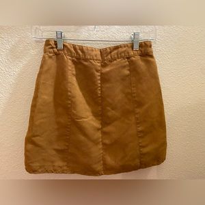 H&M Light Brown Mini Skirt